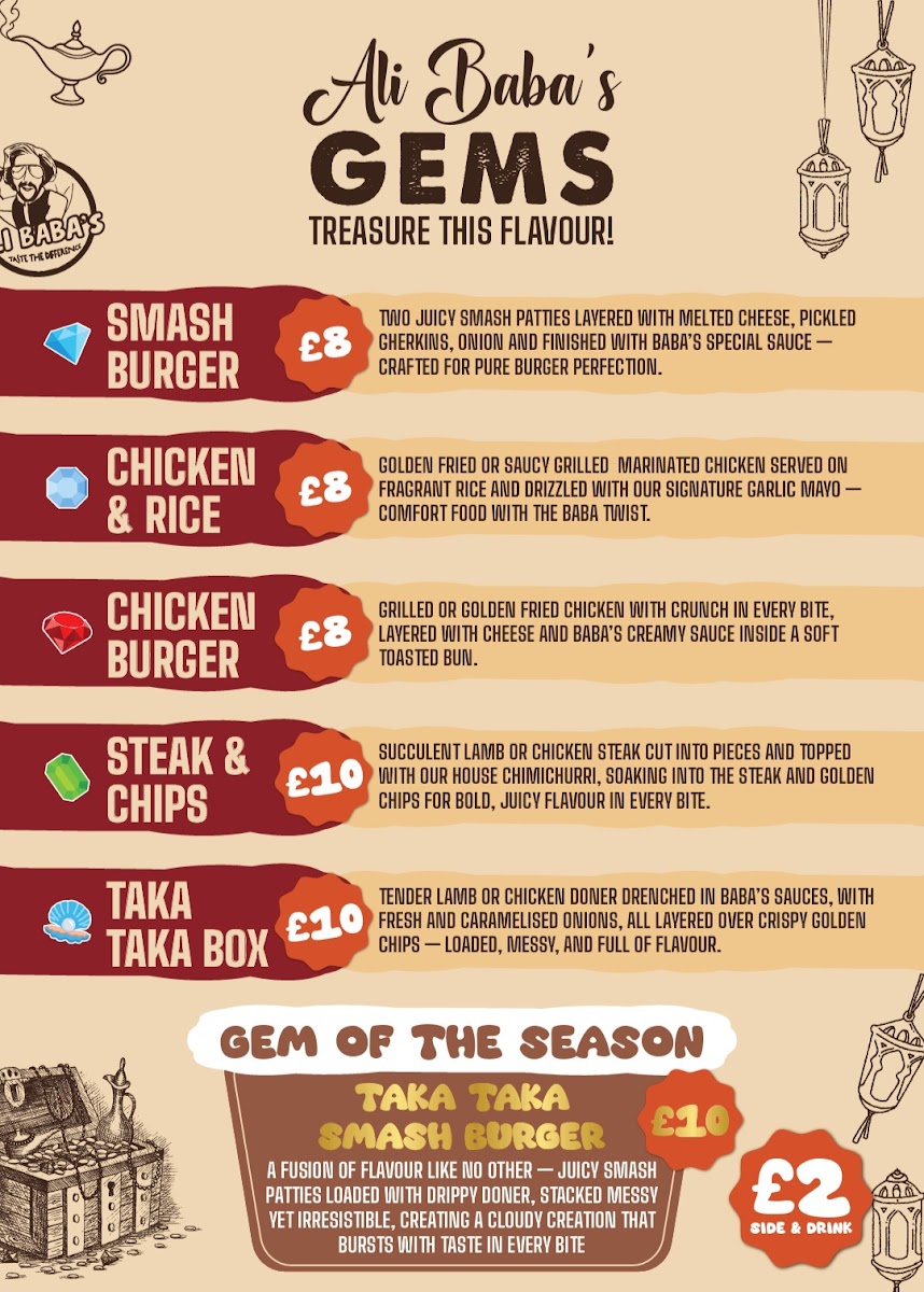 Menu Ali Baba’S-1
