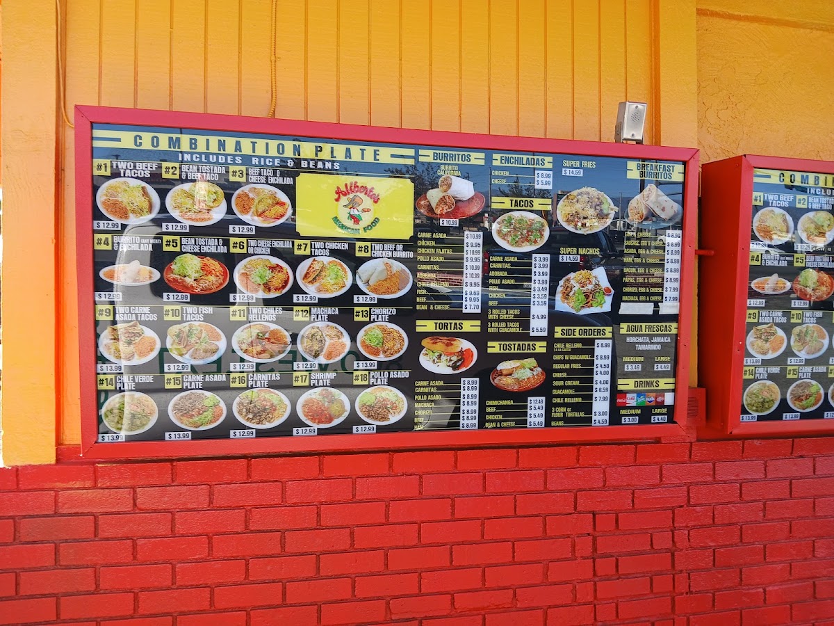 Menu Aliberto's Mexican Food-7