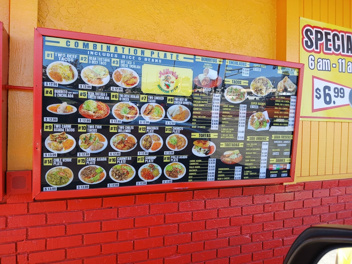 Menu Aliberto's Mexican Food-8