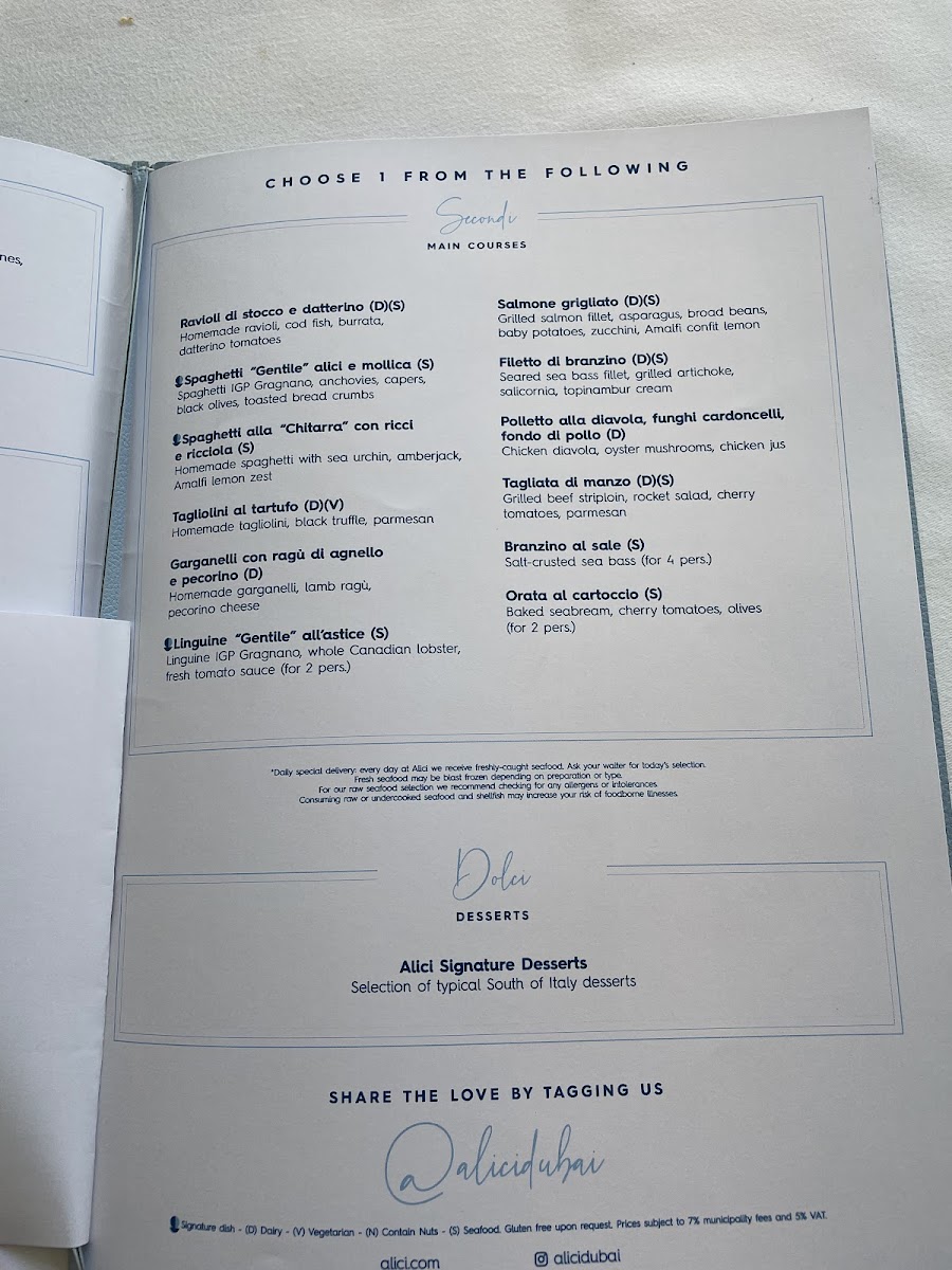 Menu Alici-8