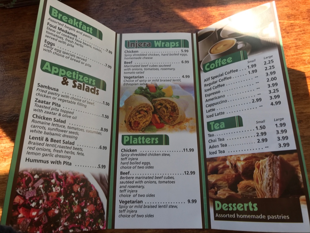 Menu Alif Brew & Mini Mart Inc.-3