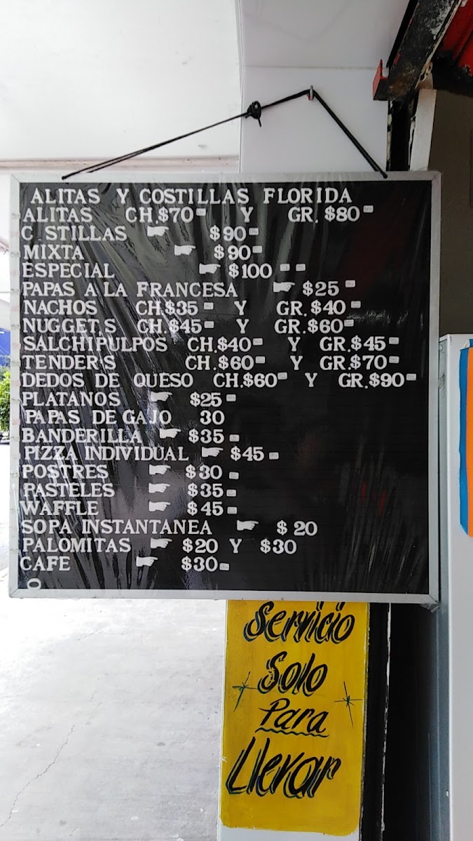 Menu Alitas Y Costillas Florida-5