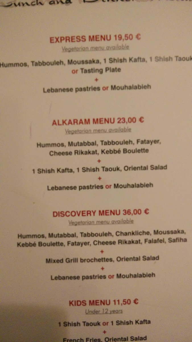 Menu Alkaram 75015 Paris-1