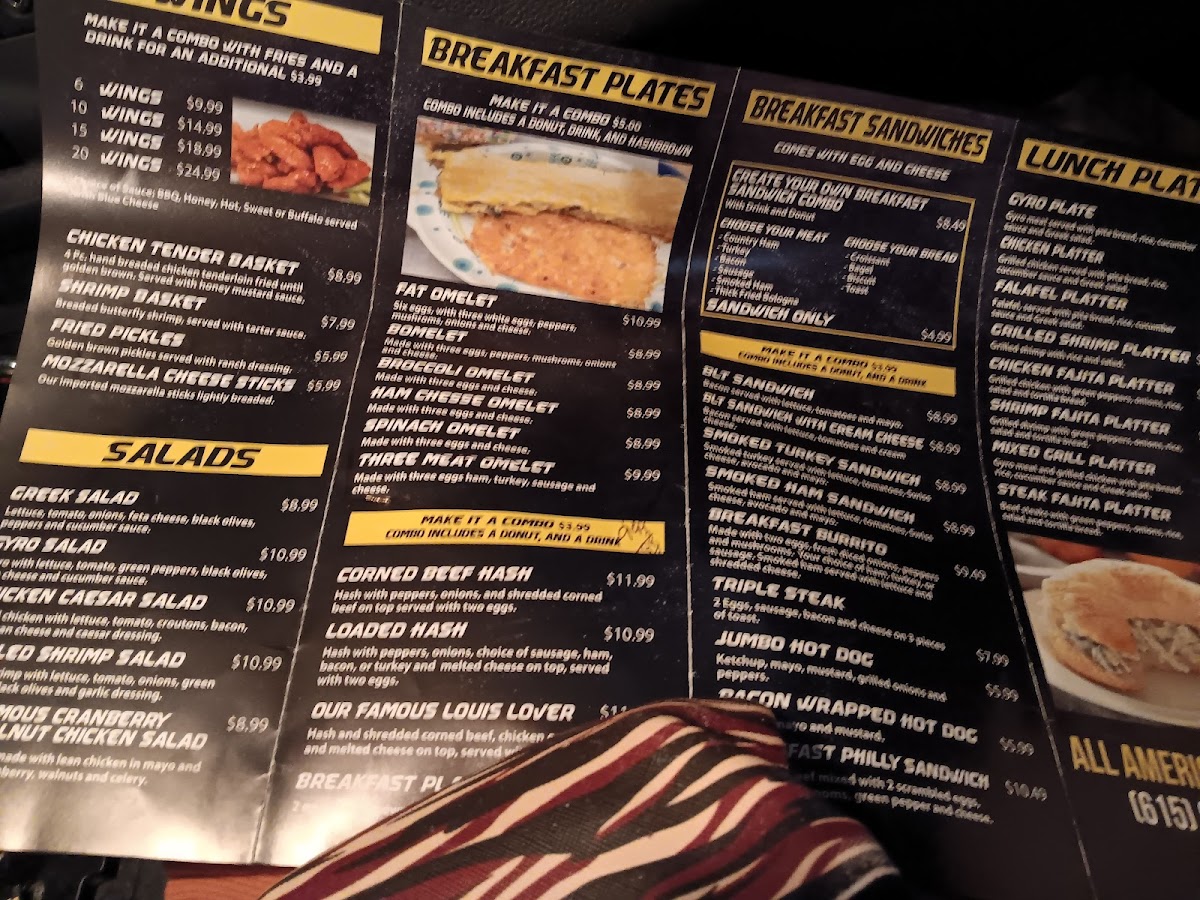 Menu All American Cafe-3