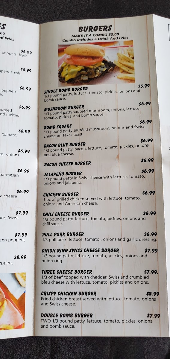 Menu All American Cafe-5