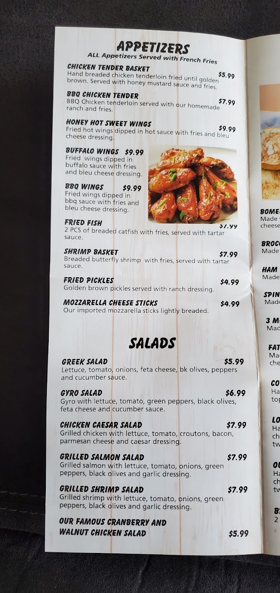 Menu All American Cafe-6