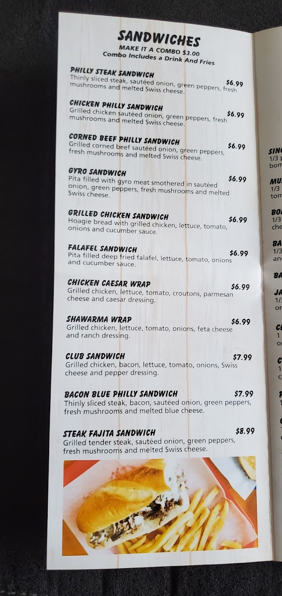 Menu All American Cafe-7