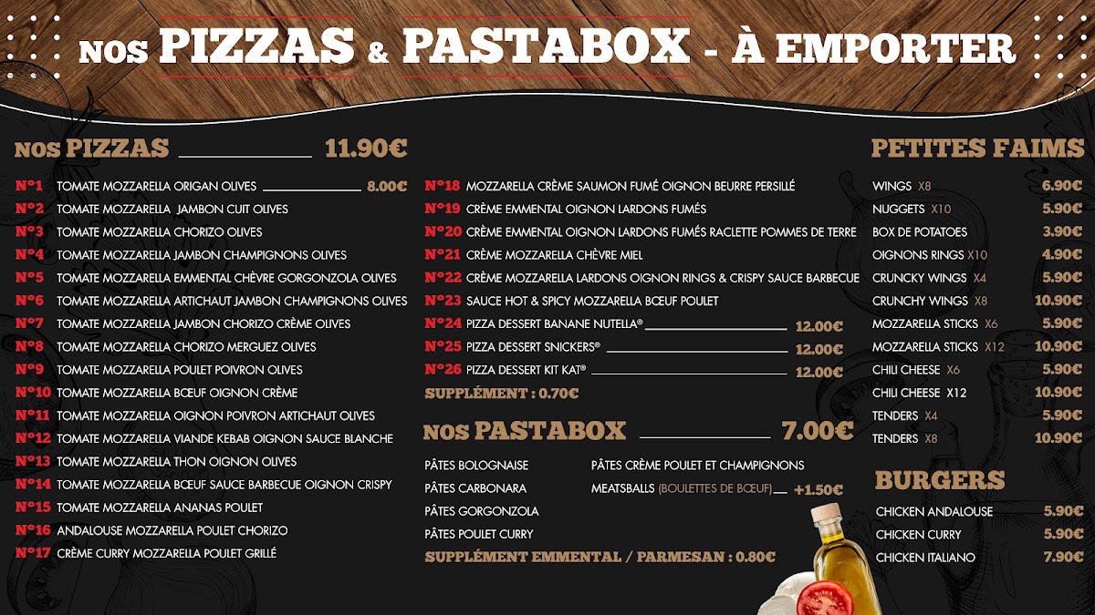 Menu All Pizza & Pasta Buffet - Agen-1