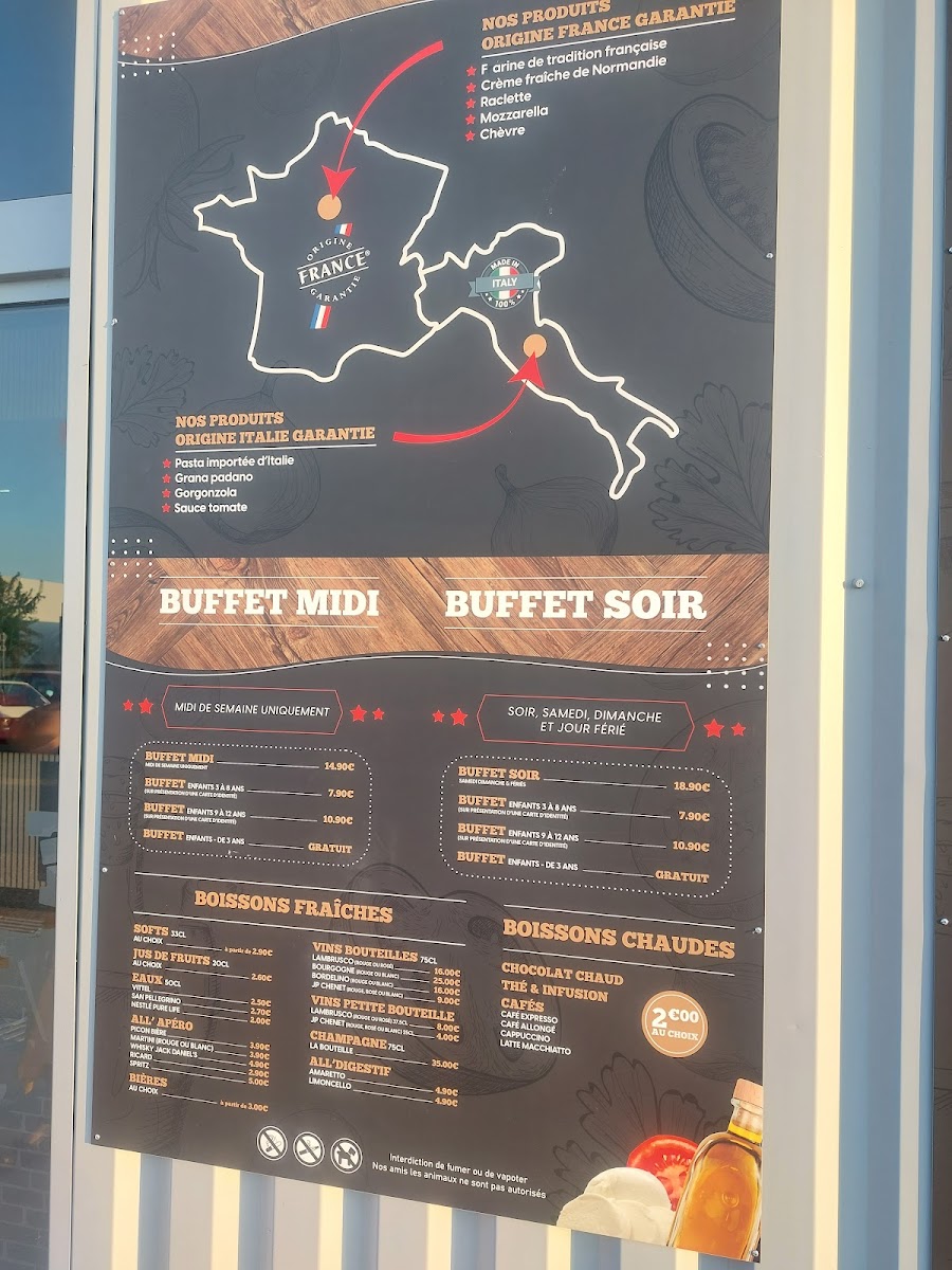 Menu All Pizza & Pasta Buffet - Agen-7