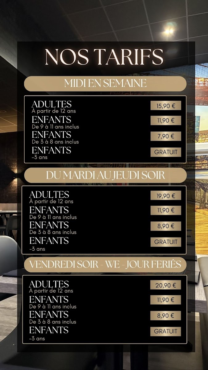 Menu All Pizza & Pasta Buffet - Terville-1