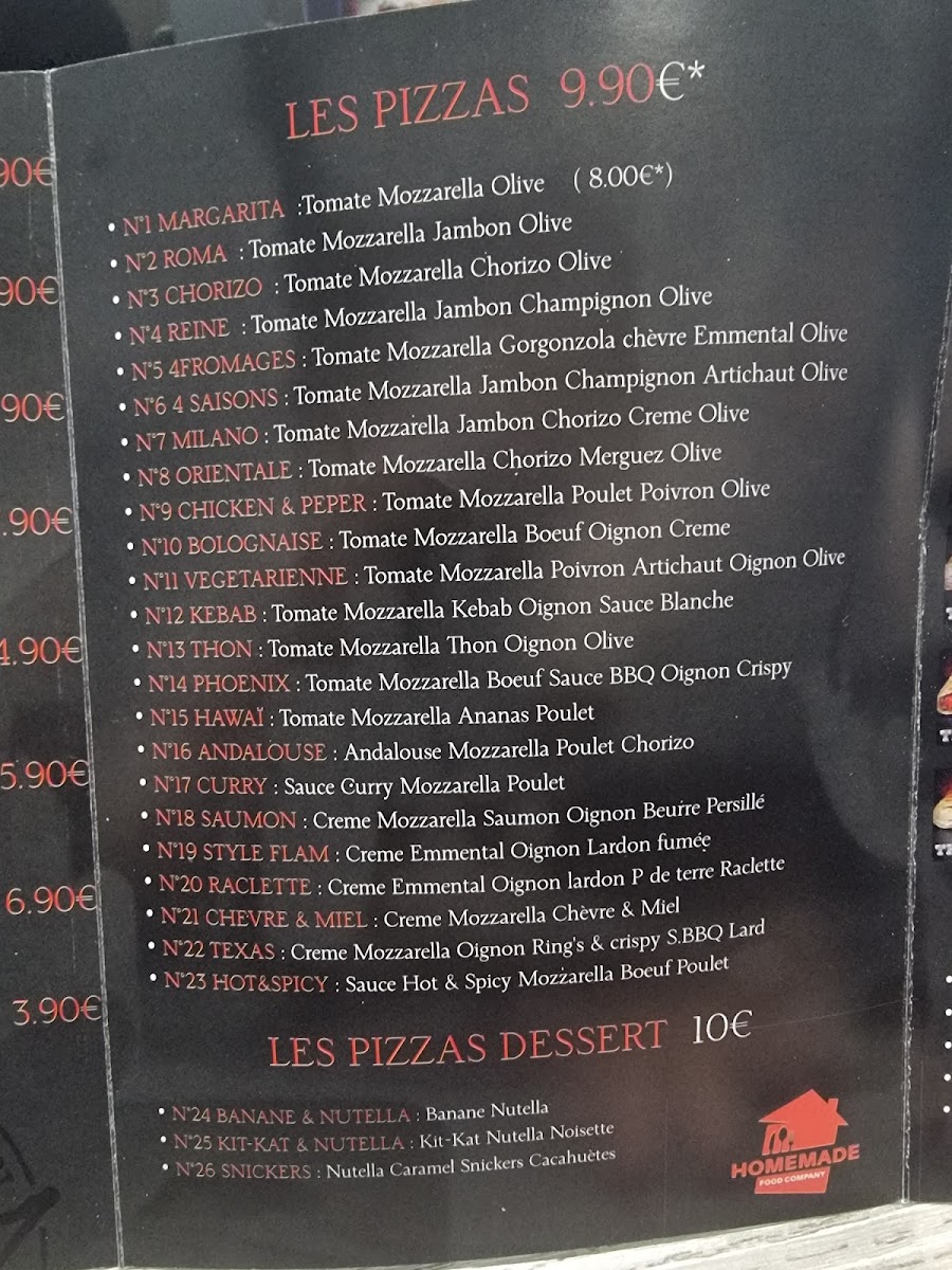 Menu All Pizza & Pasta Buffet - Terville-3