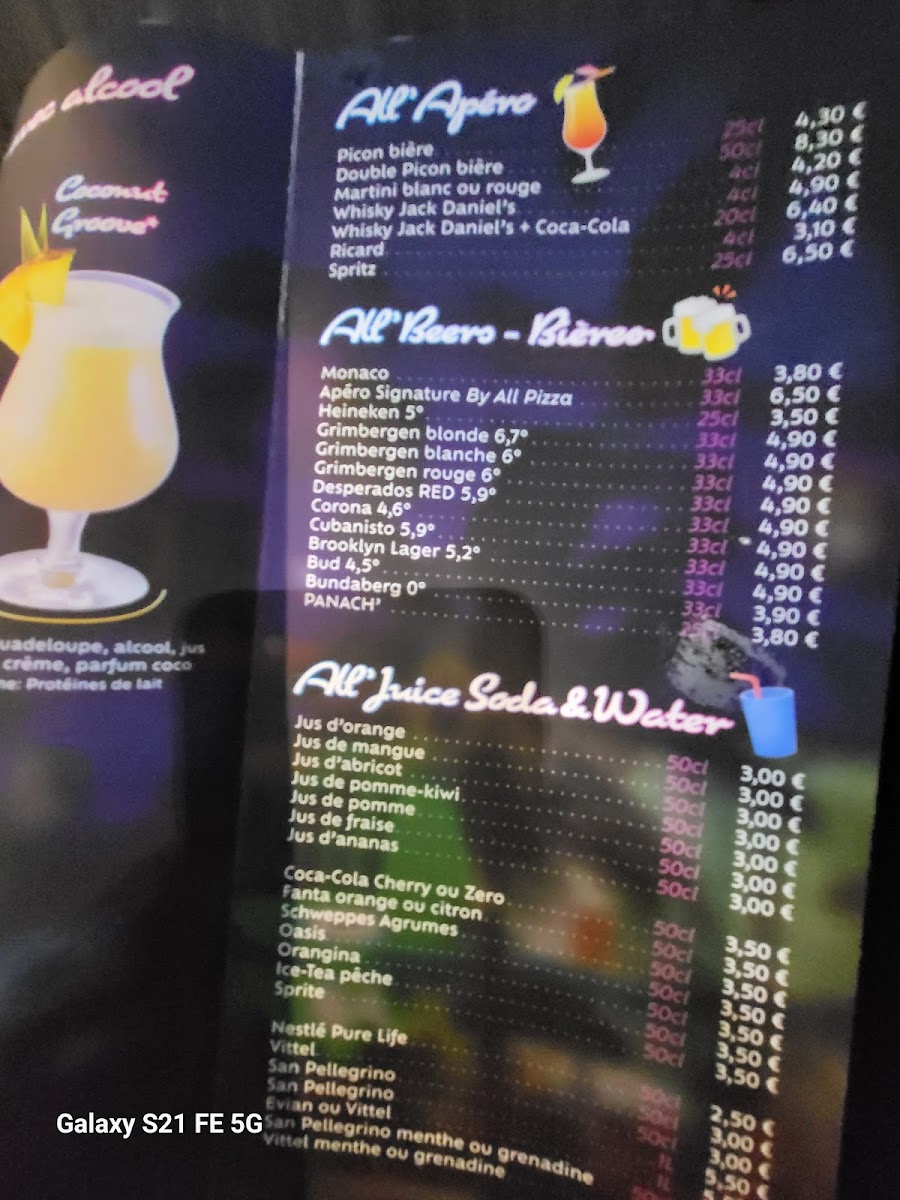 Menu All Pizza & Pasta Buffet - Terville-5