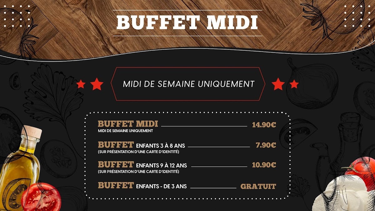 Menu All Pizza & Pasta Buffet - Terville-9