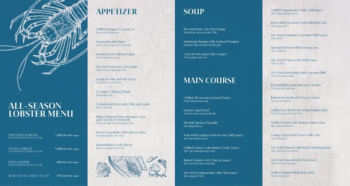 Menu All Seasons Buffet Da Nang-1
