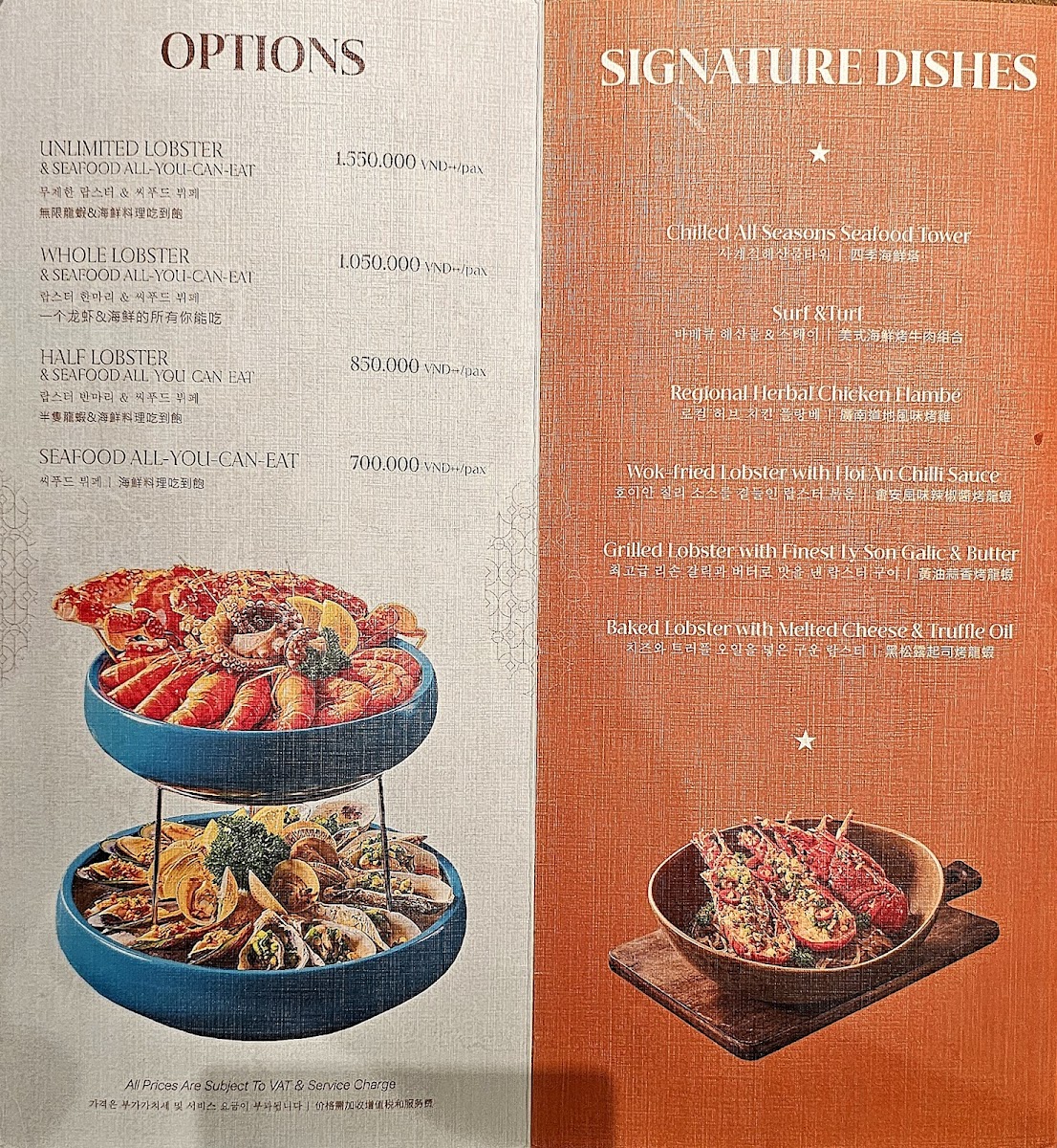 Menu All Seasons Buffet Da Nang-7
