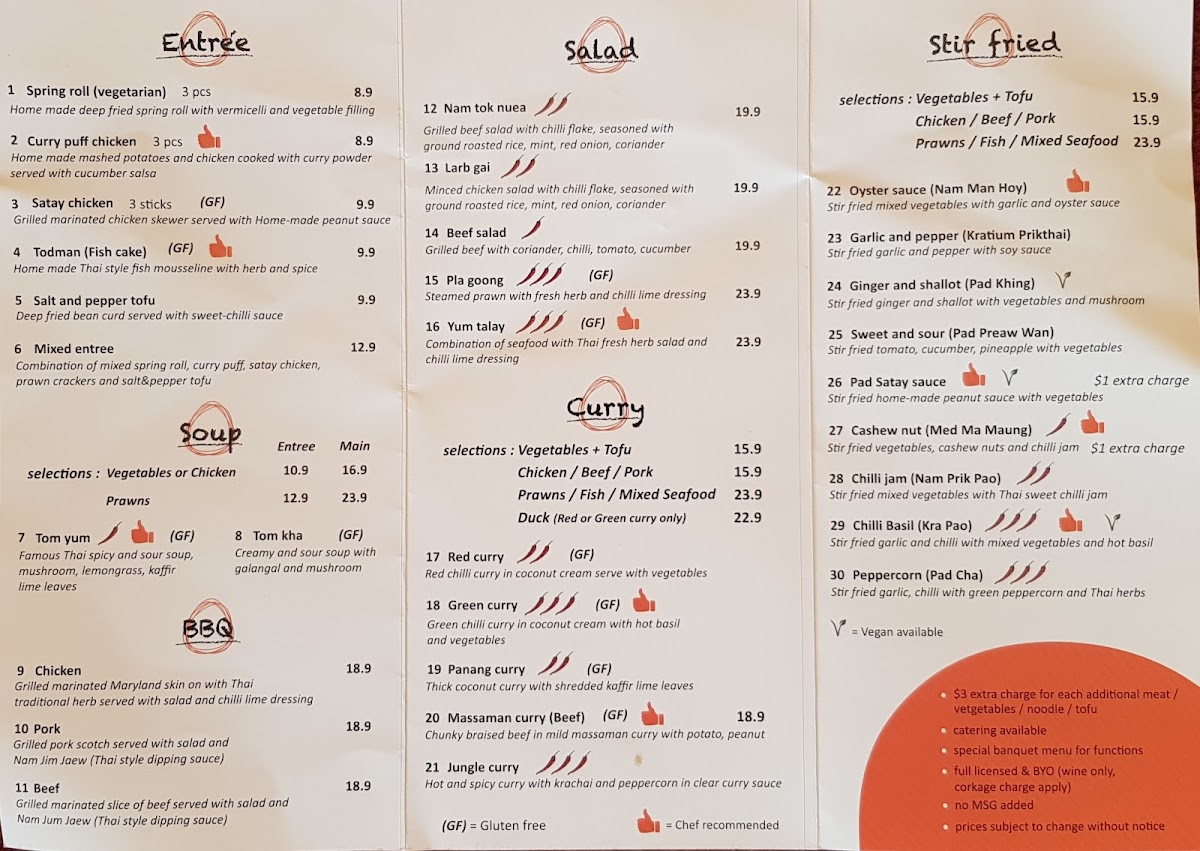 Menu All Thai Sandy Bay-8