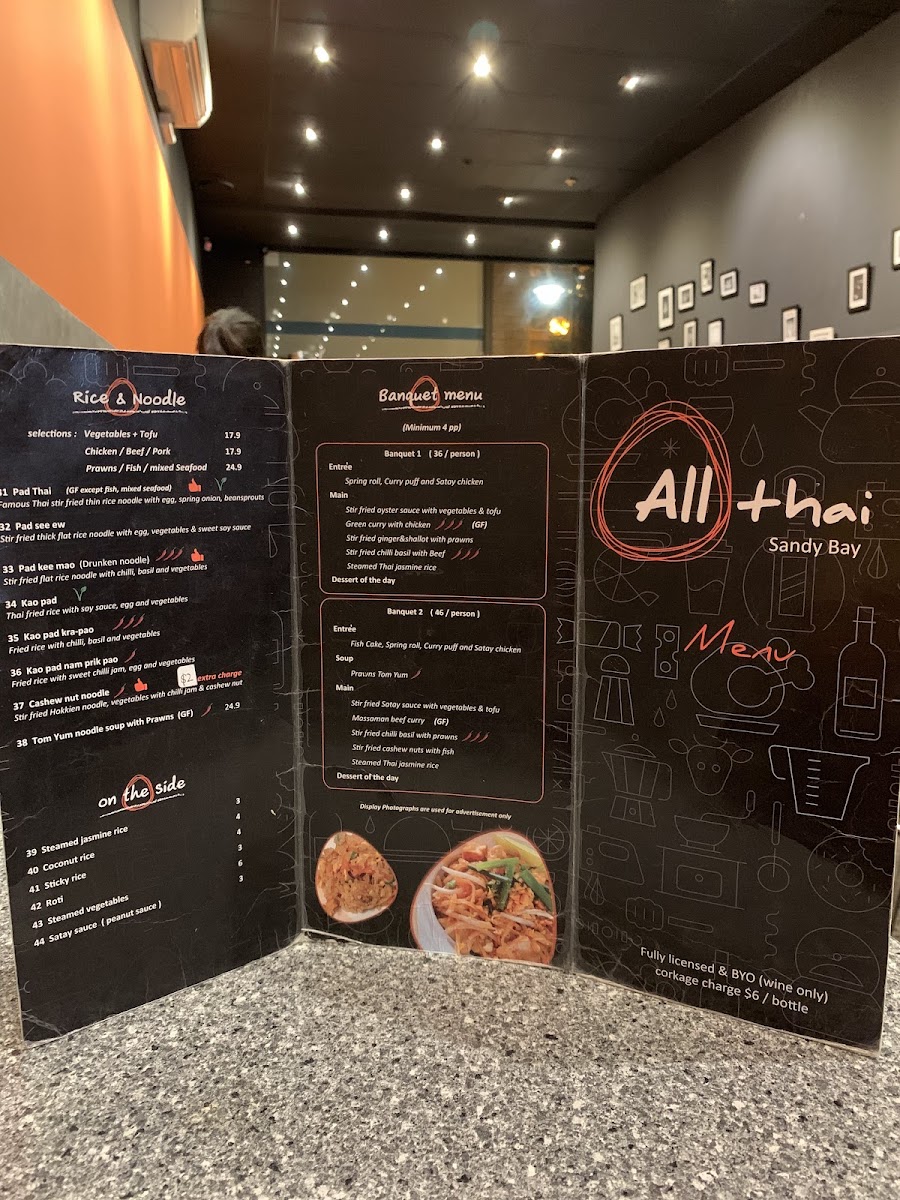 Menu All Thai Sandy Bay-9