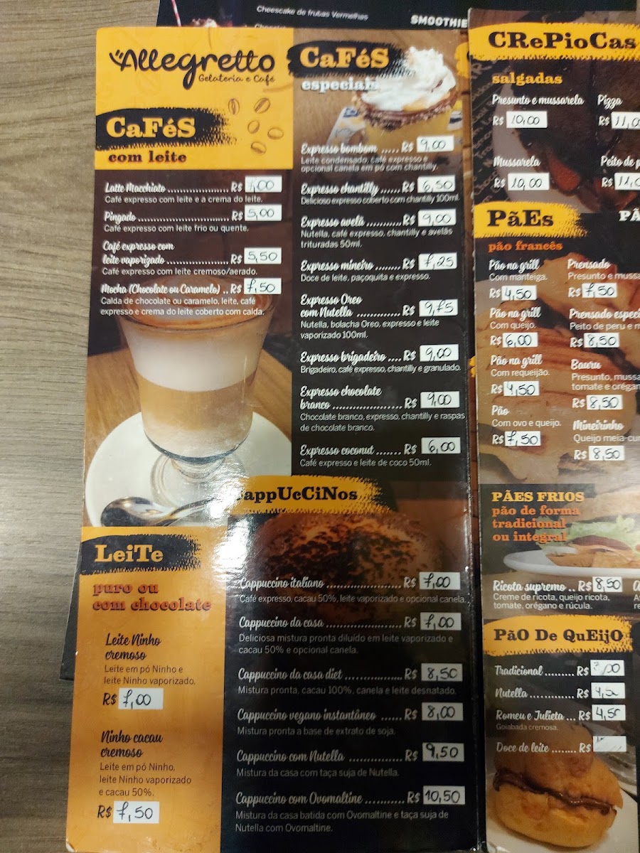 Menu Allegretto Gelateria E Café-5