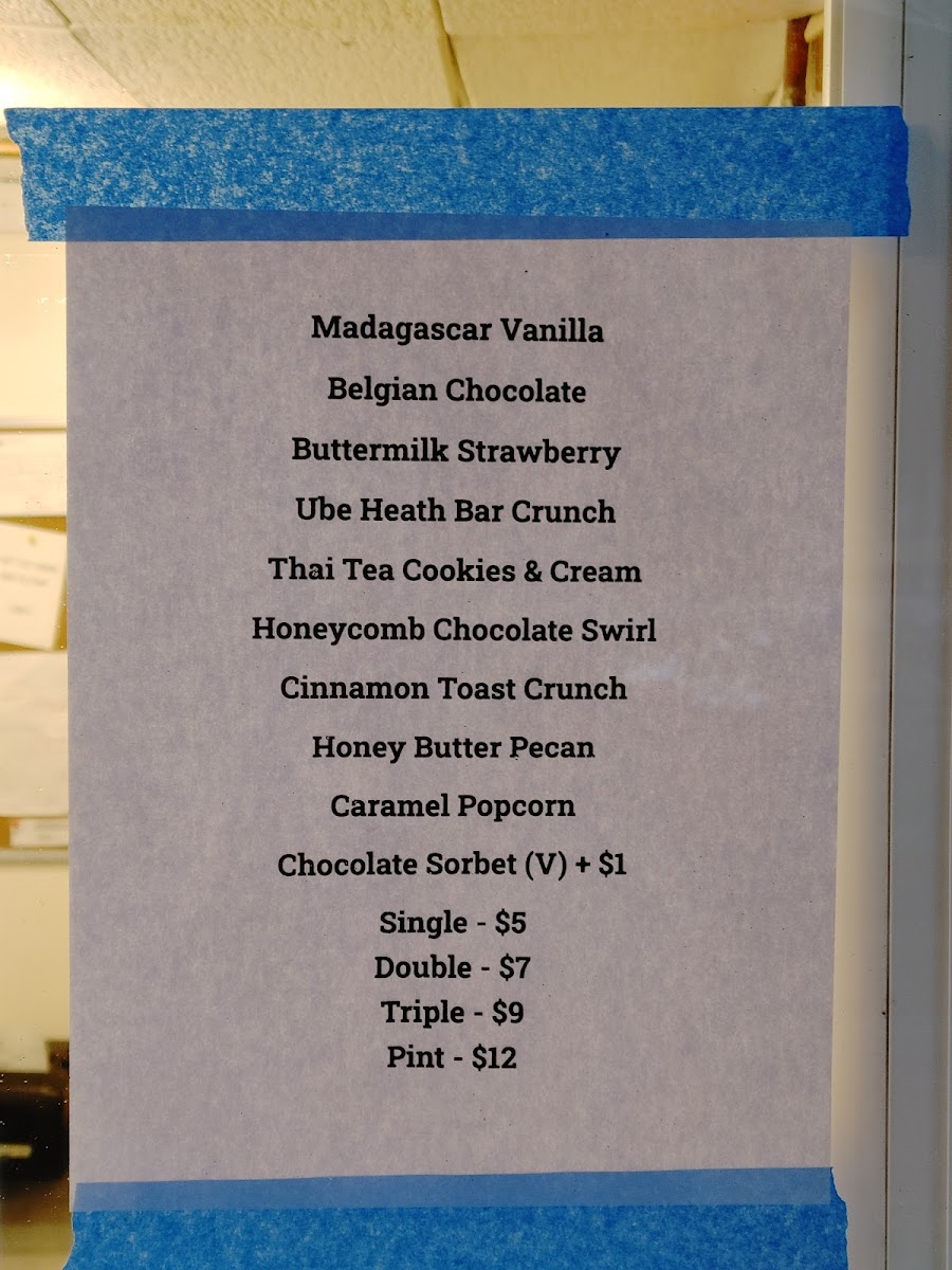 Menu Alleyway Ice Cream-3