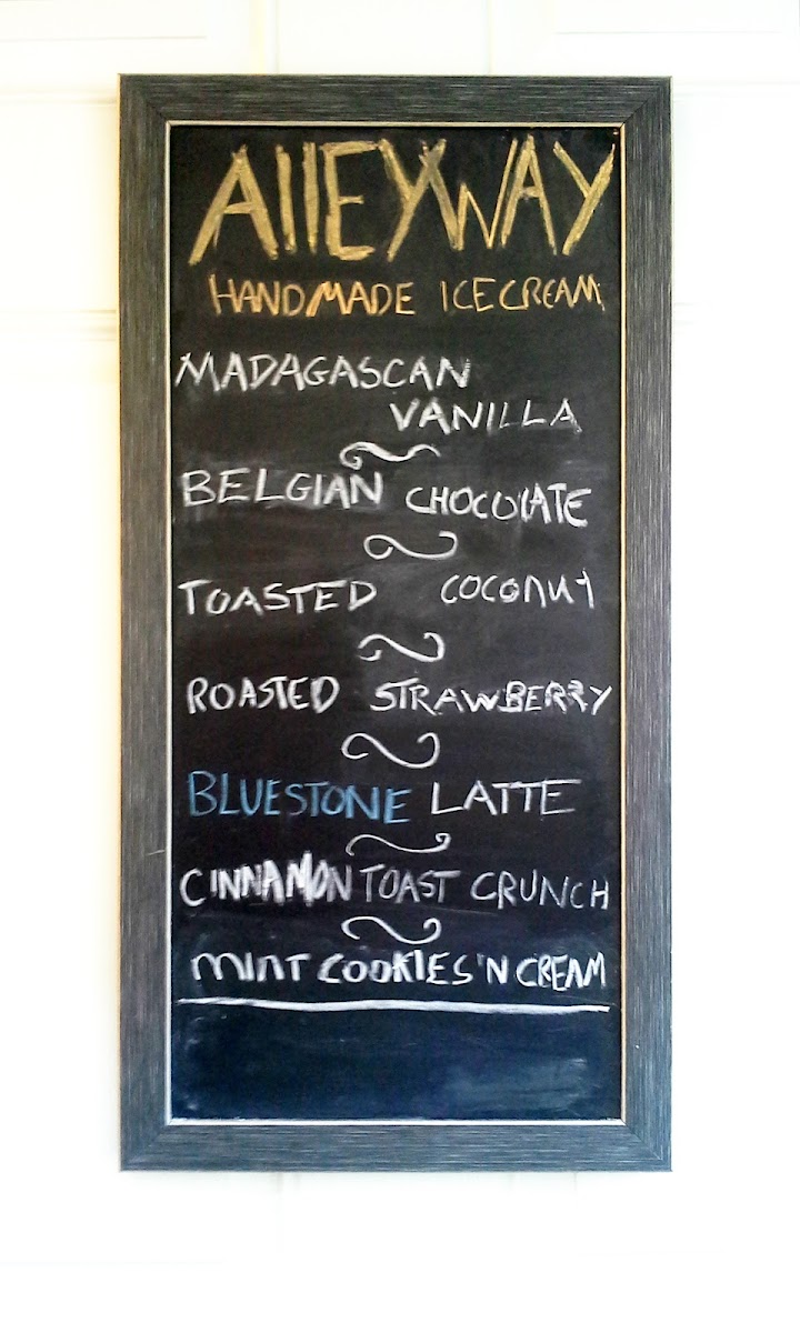Menu Alleyway Ice Cream-6
