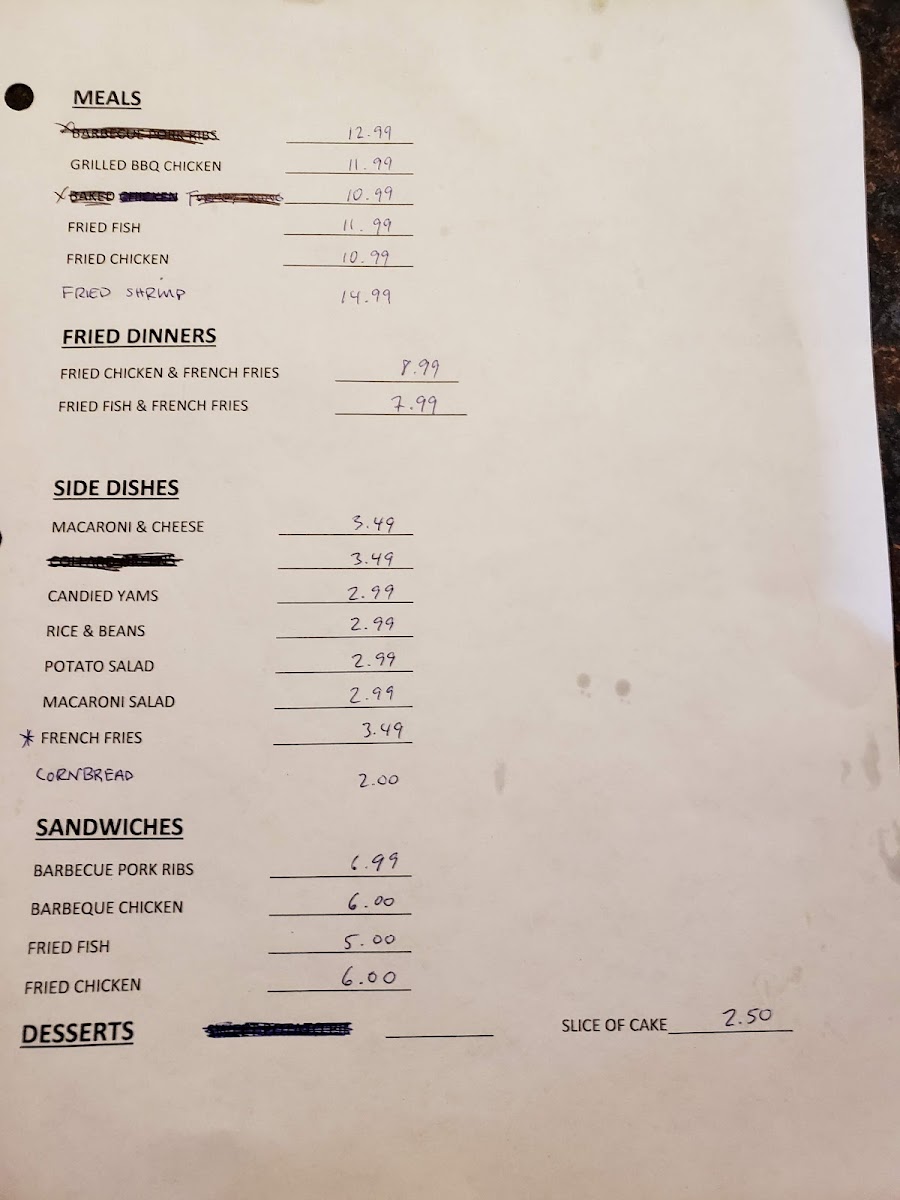 Menu Allie B's Cozy Kitchen-5