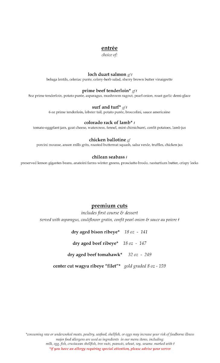 Menu Allred's-2