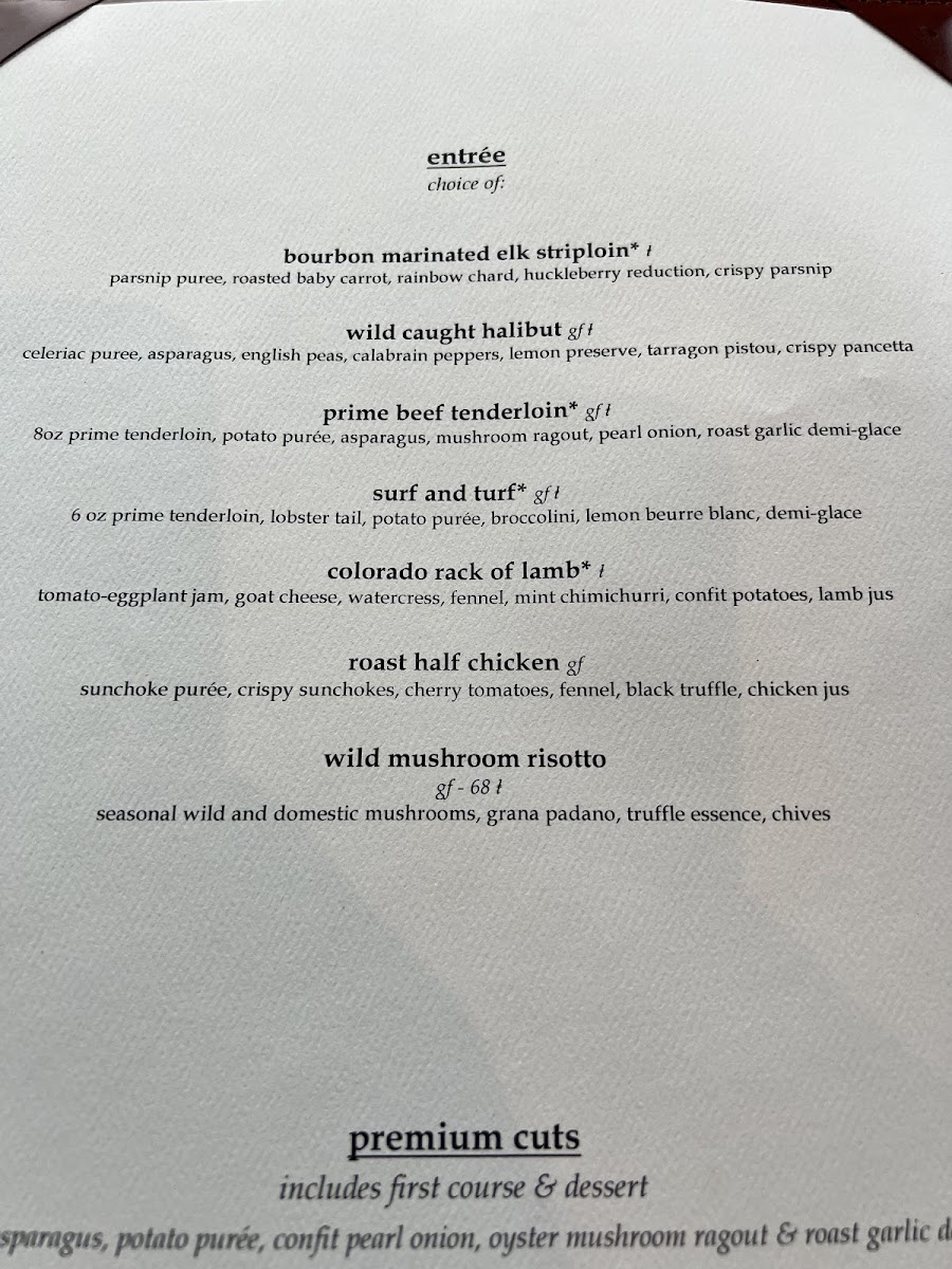 Menu Allred's-4