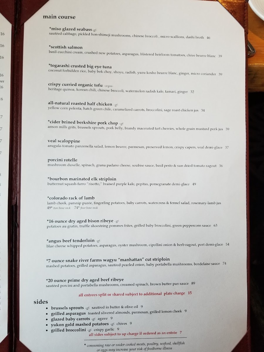 Menu Allred's-6