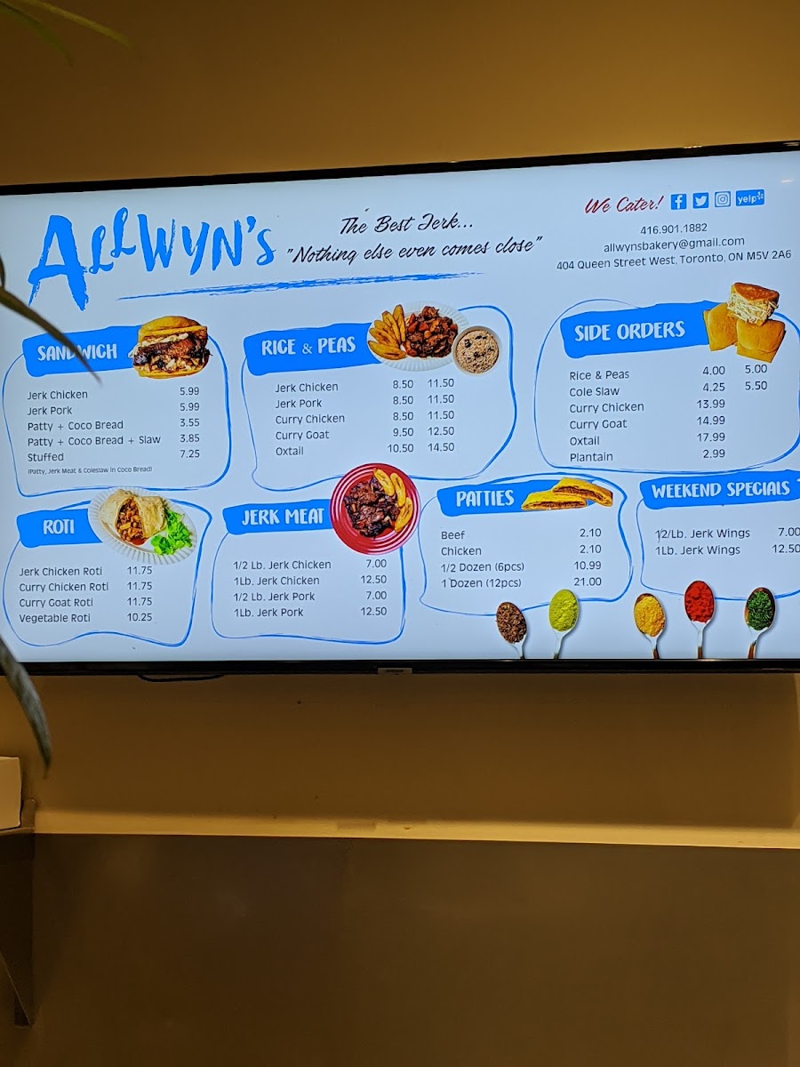 Menu Allwyn's-4