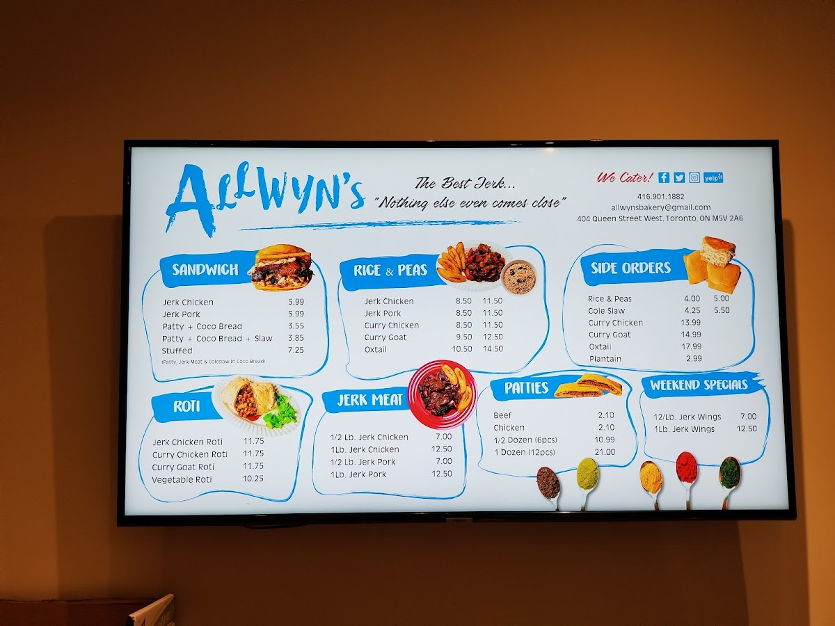 Menu Allwyn's-9