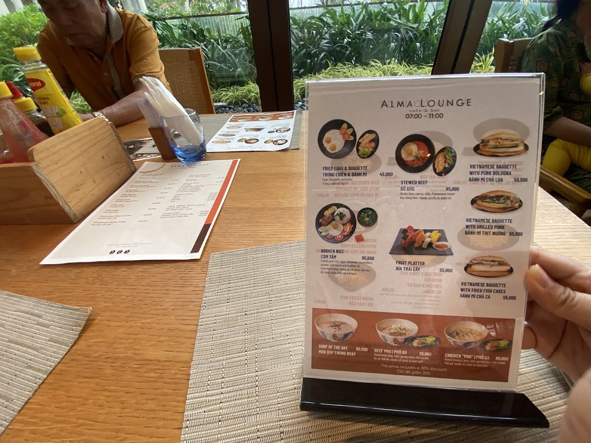 Menu Alma Garden At Alma Resort-2
