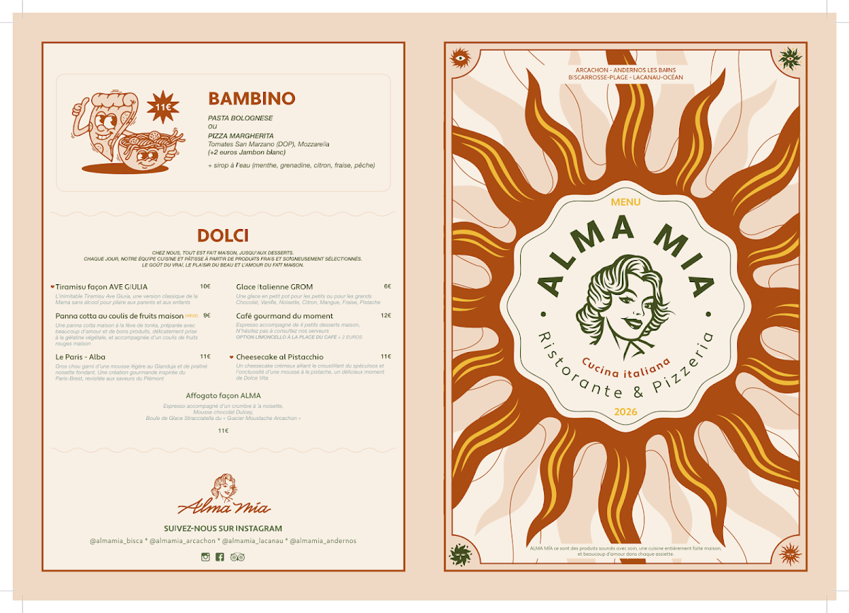 Menu Alma Mía Arcachon - Cucina Italiana-3