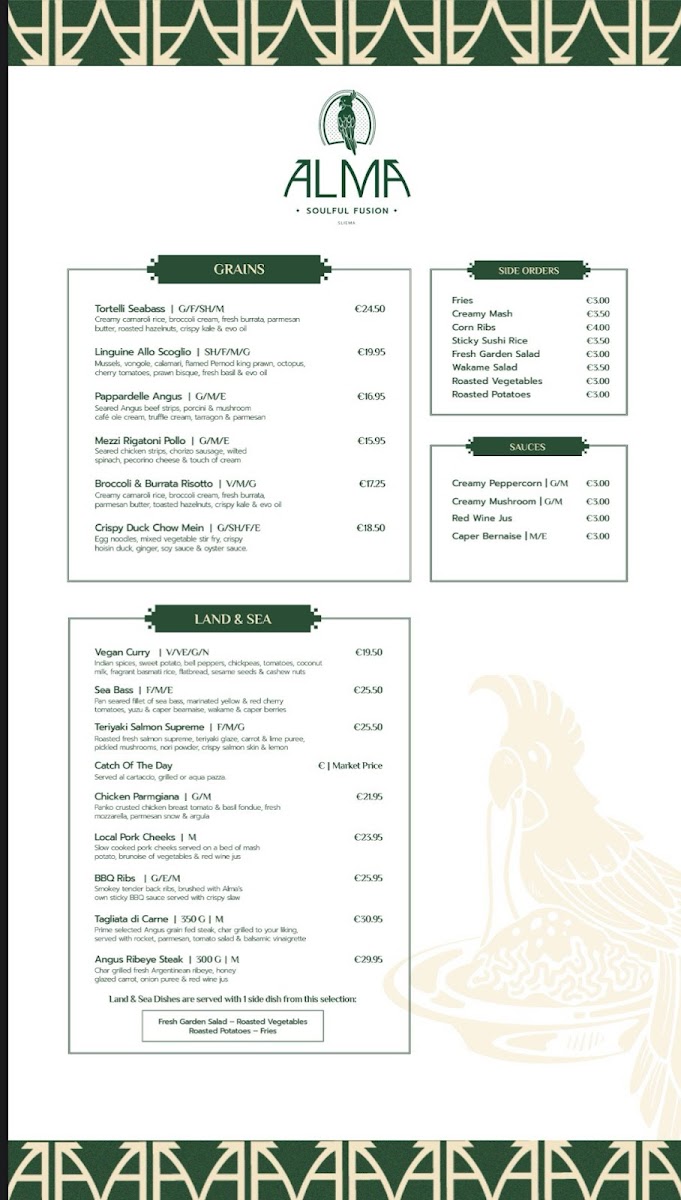 Menu Alma Restaurant-8