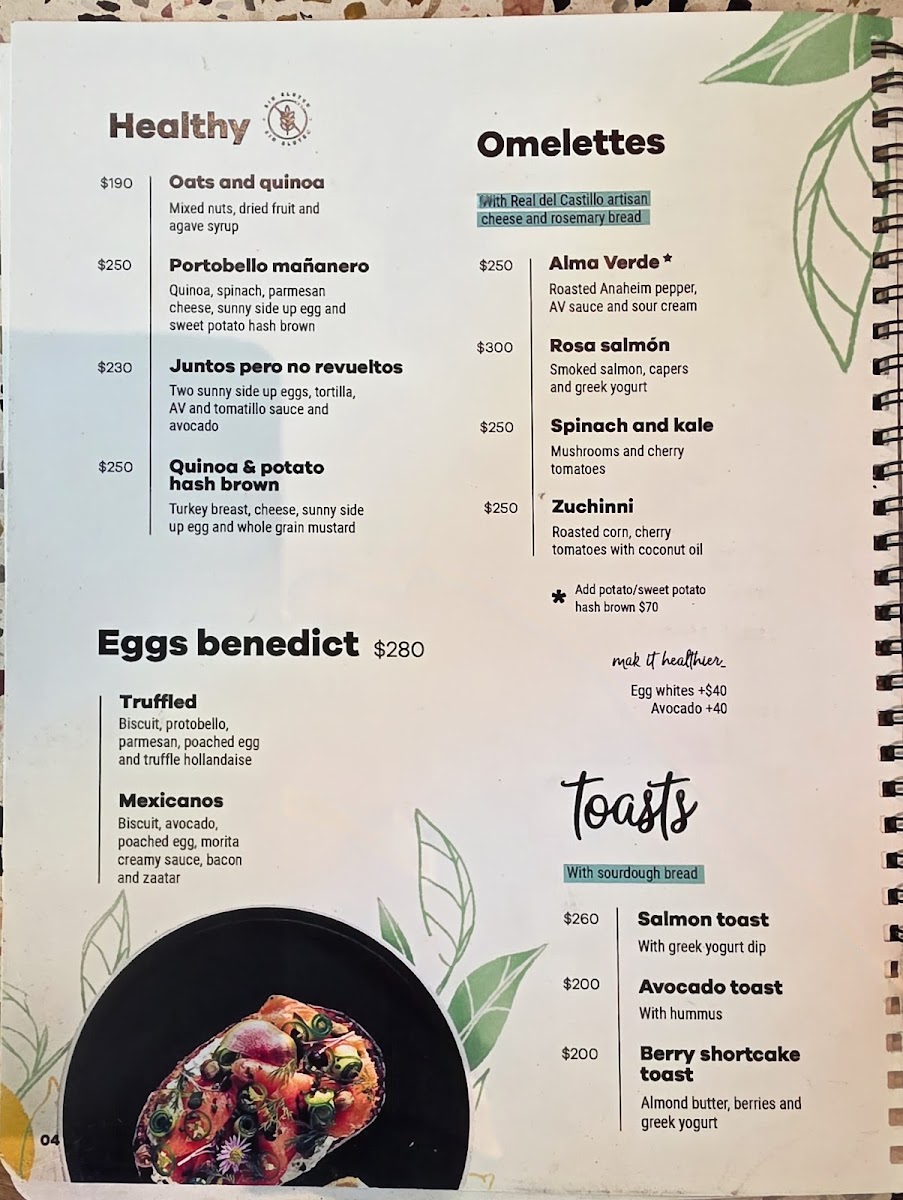Menu Alma Verde Tulum-1