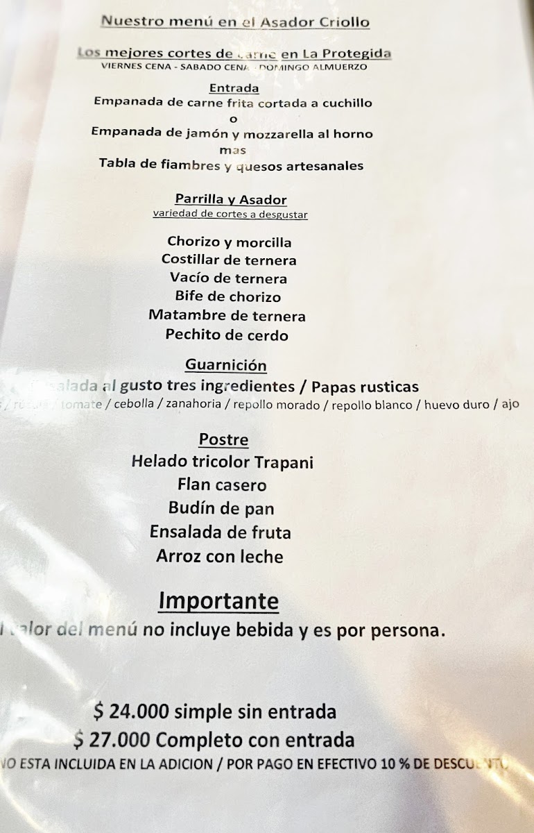 Menu Almacén Museo La Protegida-2