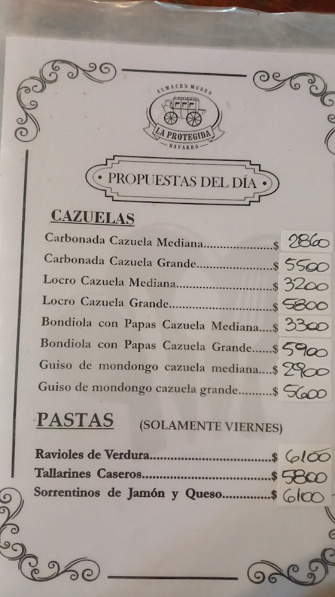 Menu Almacén Museo La Protegida-7