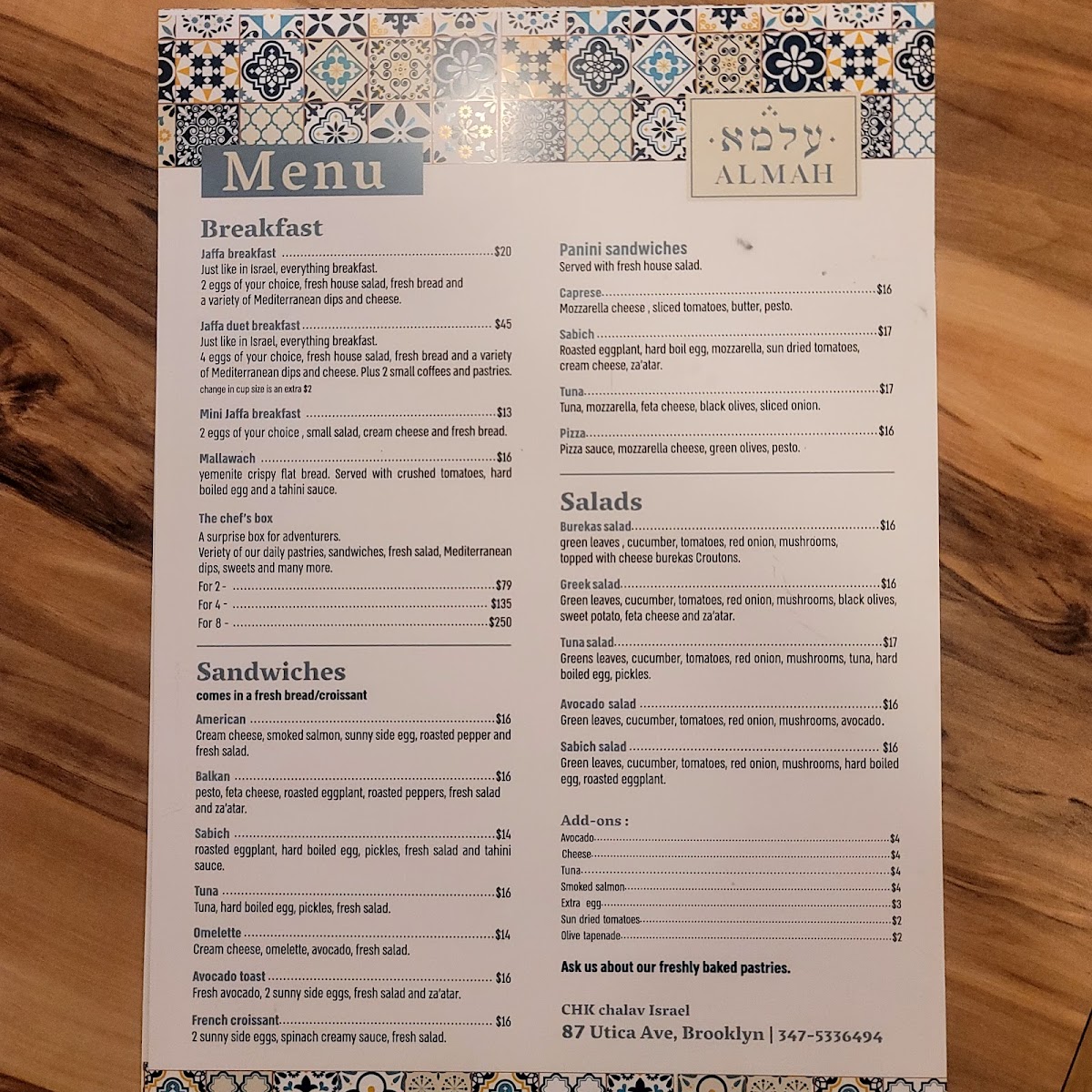 Menu Almah Cafe-2