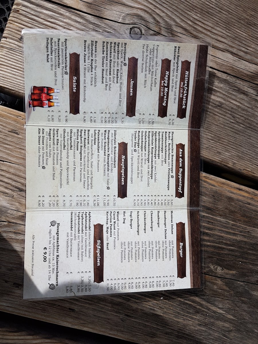 Menu Almgasthaus Zirmstadl-5