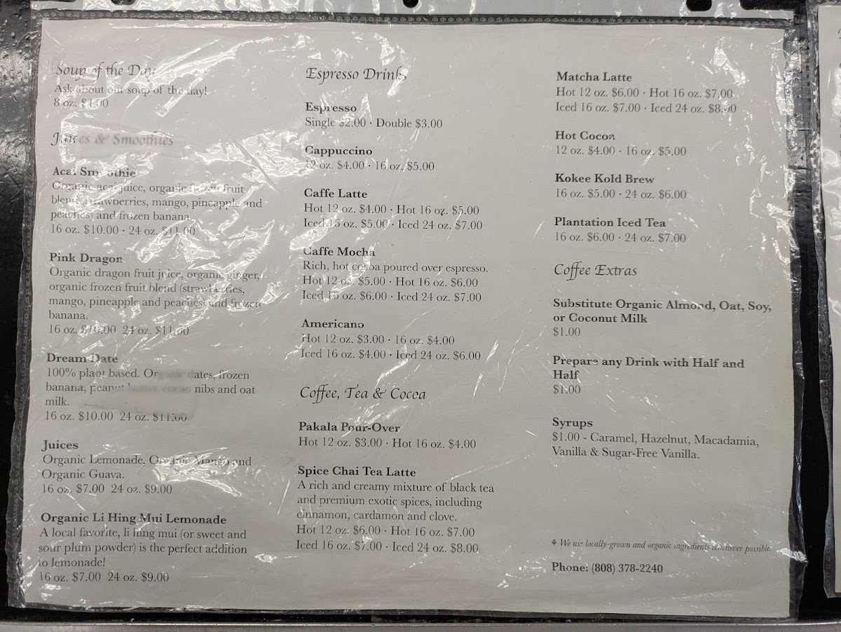 Menu Aloha Craft Cafe-1