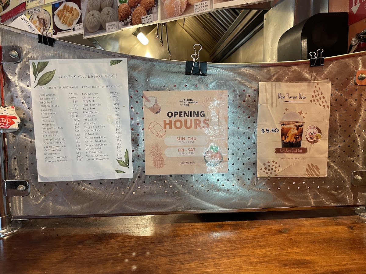 Menu Aloha Hawaiian Bbq Restaurant-10