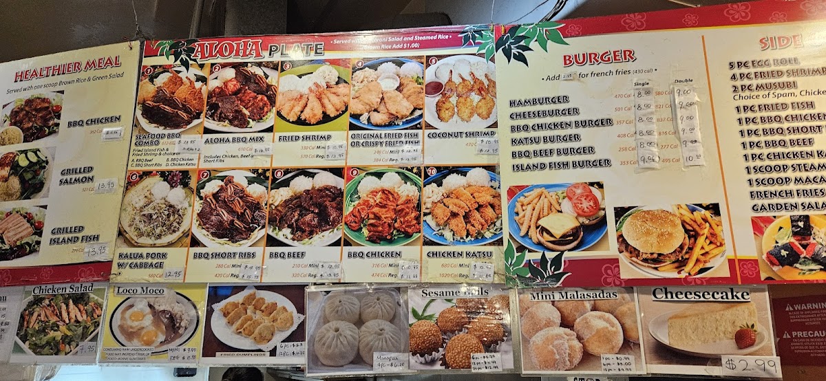 Menu Aloha Hawaiian Bbq Restaurant-9