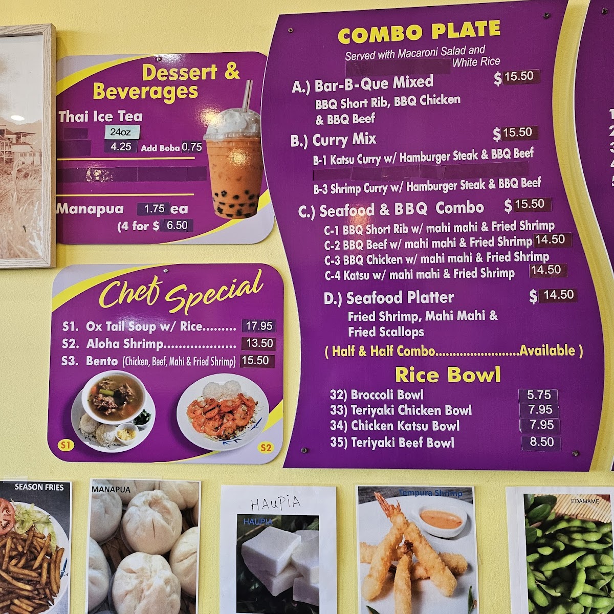 Menu Aloha Hawaiian Bbq-1