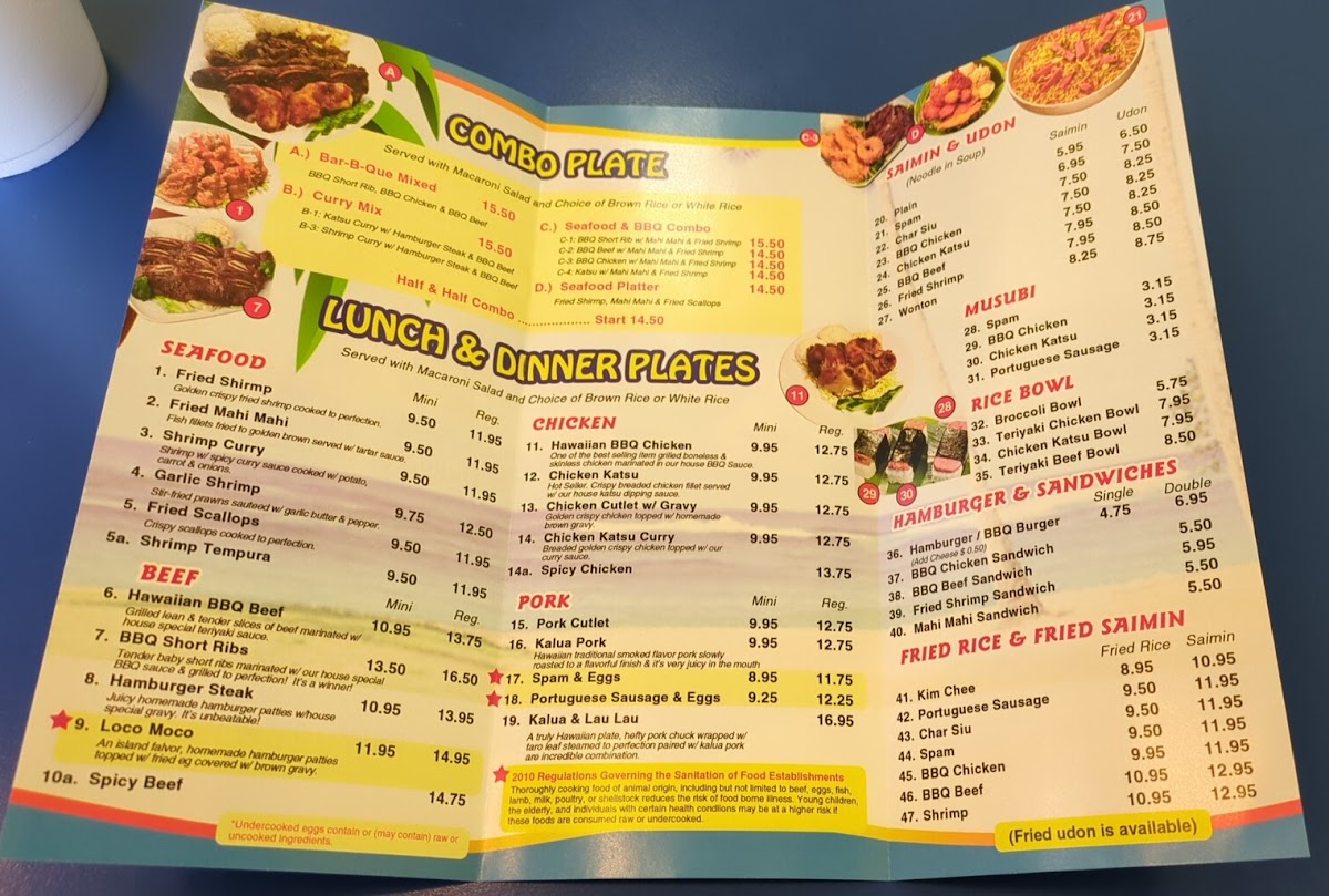 Menu Aloha Hawaiian Bbq-3