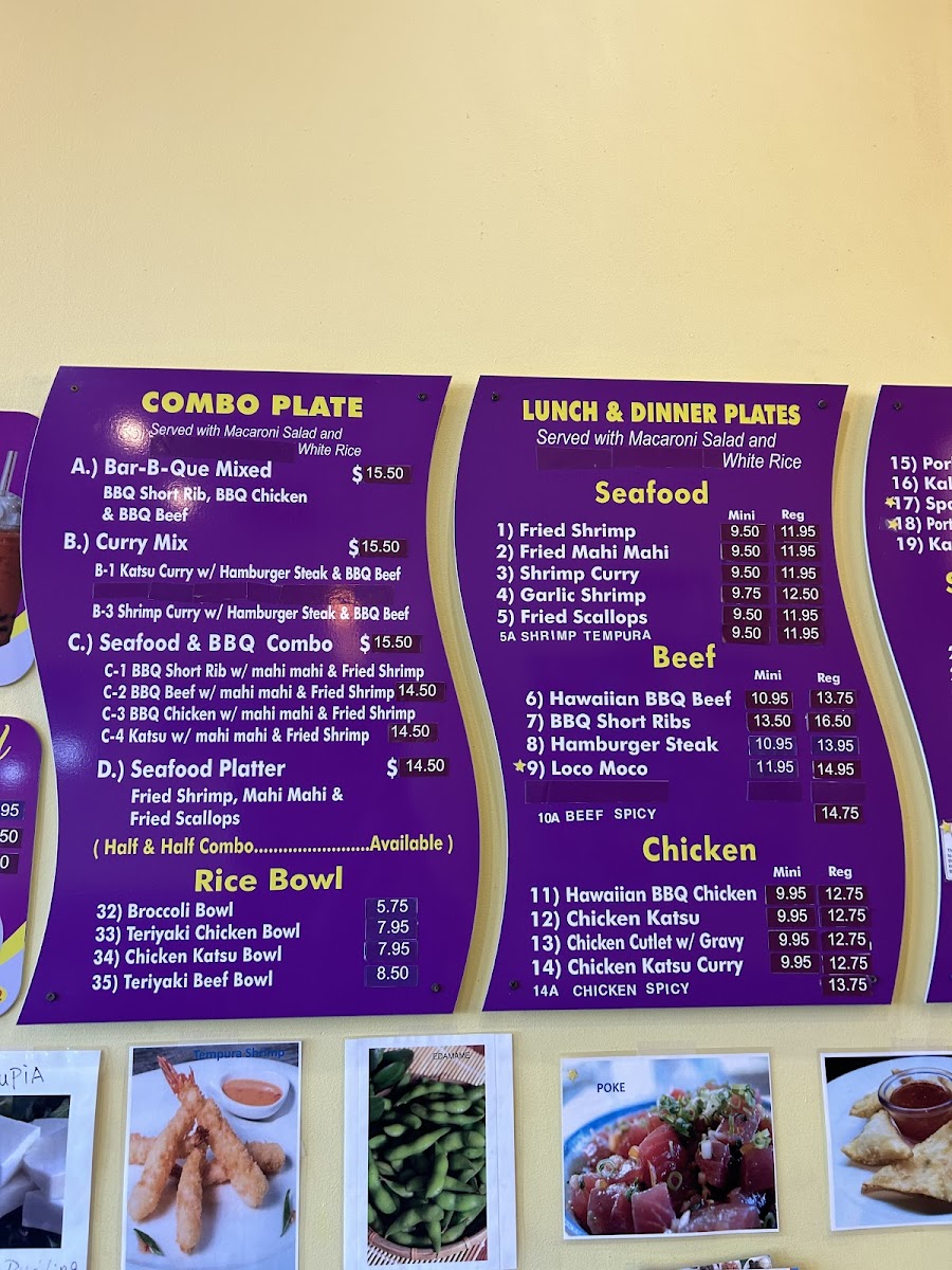 Menu Aloha Hawaiian Bbq-9