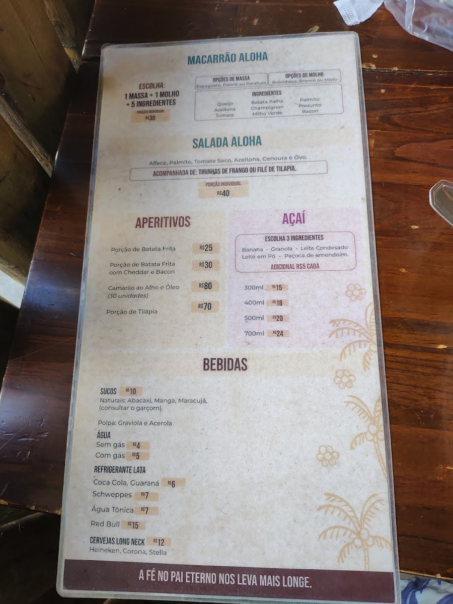 Menu Aloha Restaurant-2