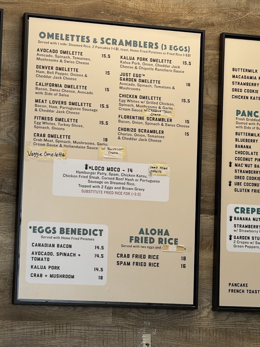 Menu Aloha Stacks Island Eatery & Bakery-2