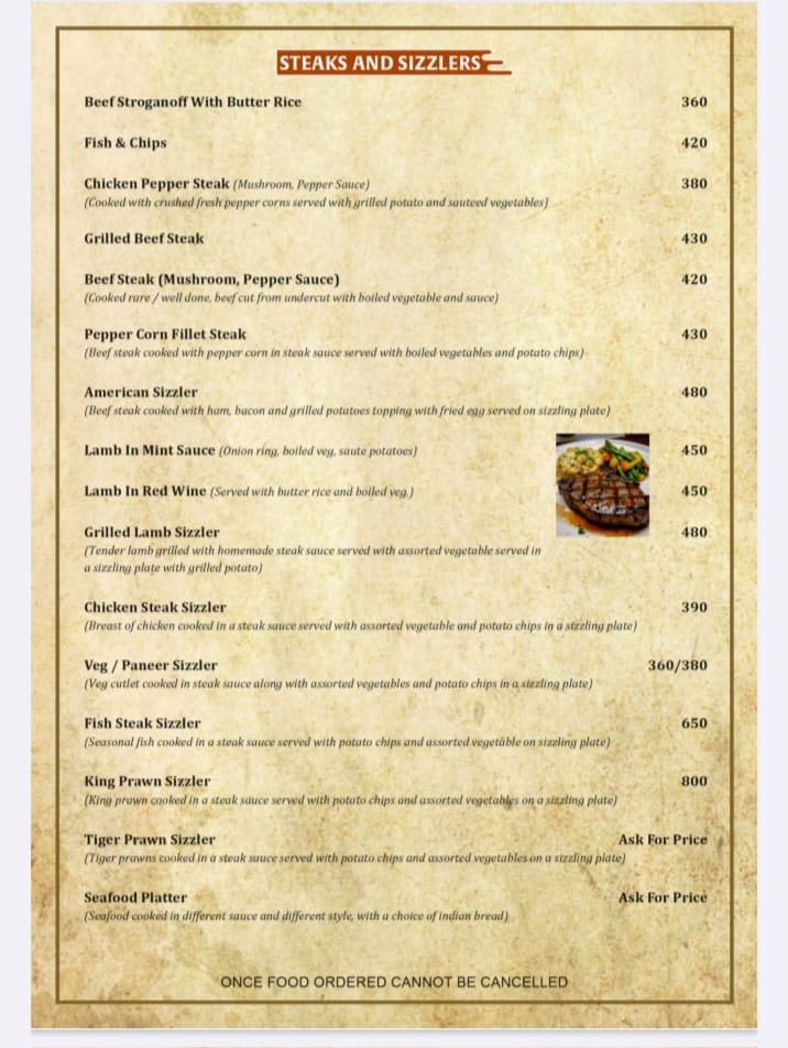 Menu Alora Spice-8