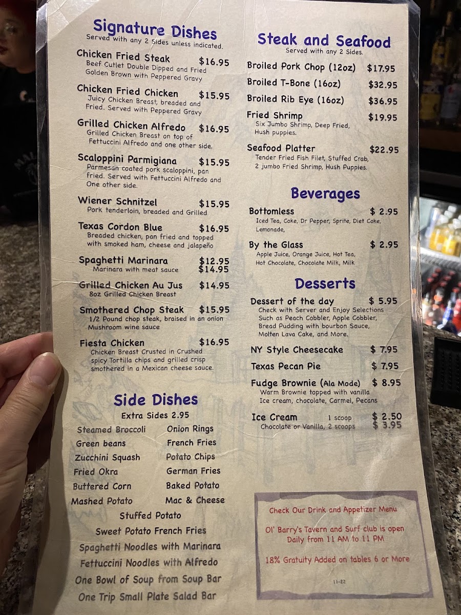 Menu Alpine Lodge Restaurant-1