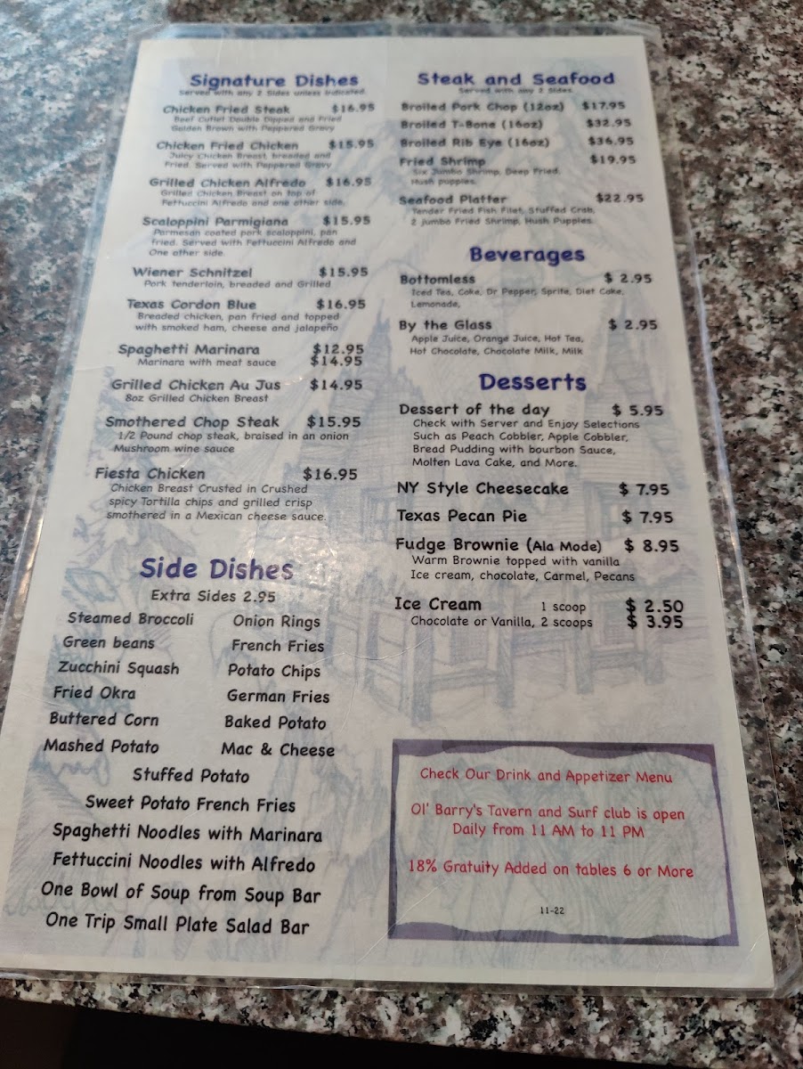 Menu Alpine Lodge Restaurant-4