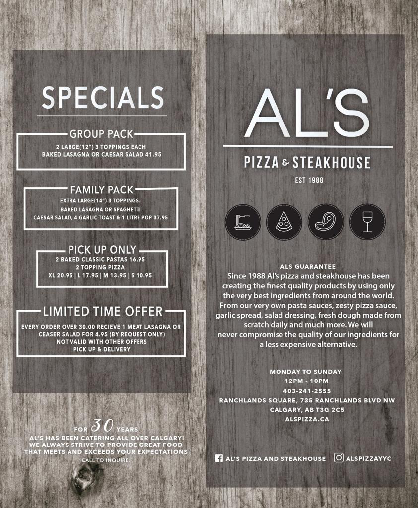 Menu Al's Pizza & Steakhouse-4